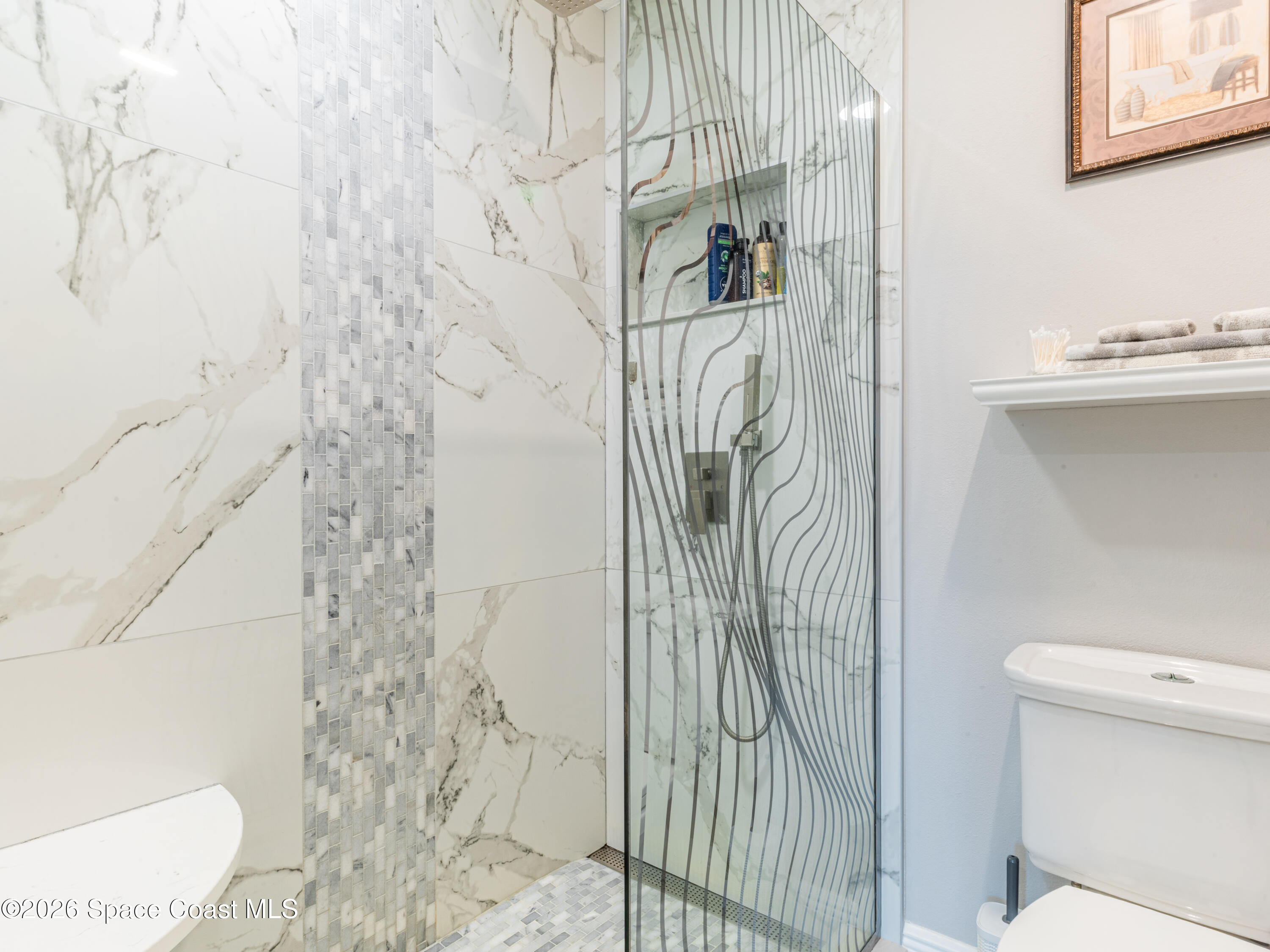 2727 North Wickham Road, Unit 2059 Melbourne, FL 32935 - Photo 19 of 32 State of the Art Shower with Rainfall