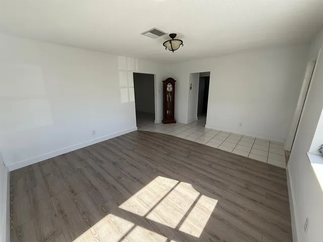 wooden floor in an empty room