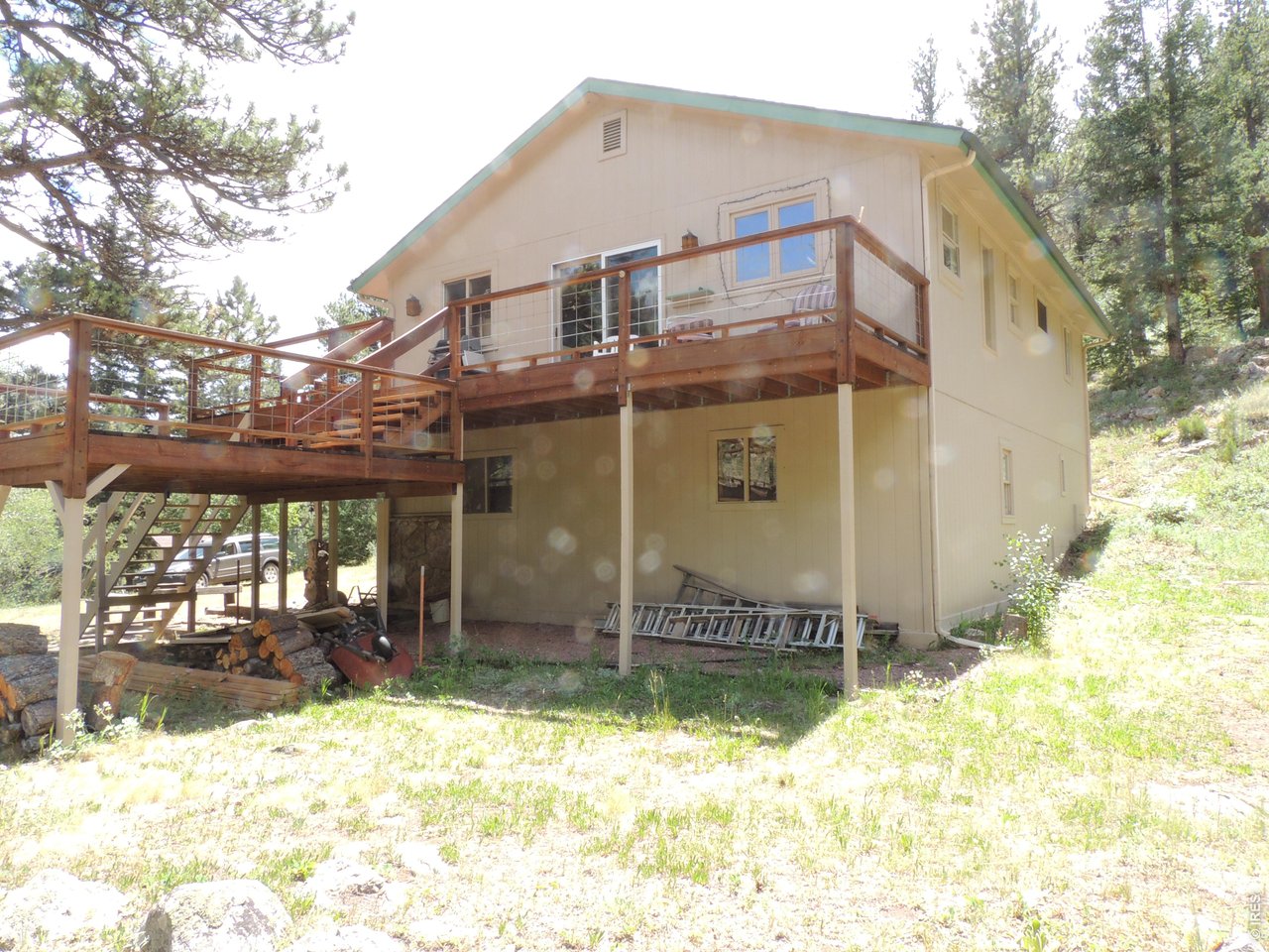 2300 Red Ashby Road Livermore, CO 80536 - Photo 5 of 32 Deck overlooks Trail Creek