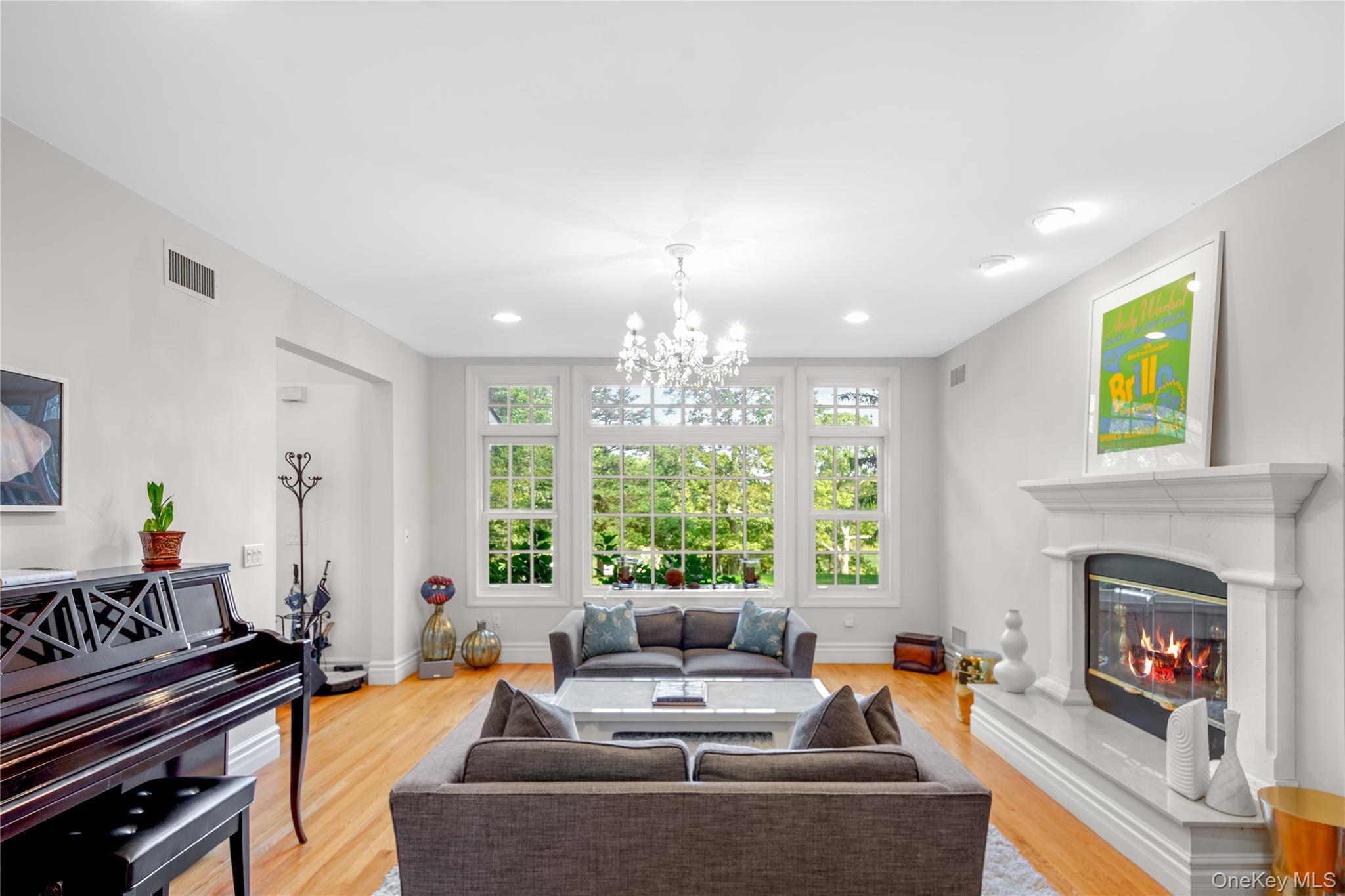 12 Fish Cove Road Southampton, NY 11968 - Photo 11 of 25 a living room with fireplace furniture and a fireplace