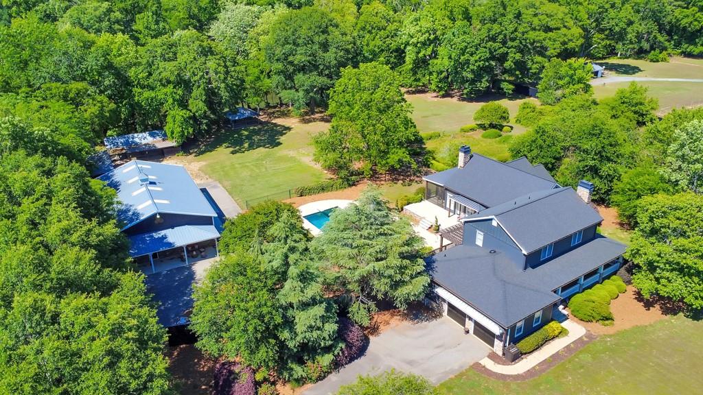 528 Old Alabama Road Southeast Cartersville, GA 30120 - Photo 2 of 101 an aerial view of a house with garden space and street view