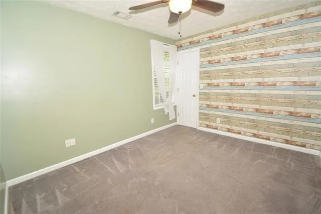 a view of room and empty room