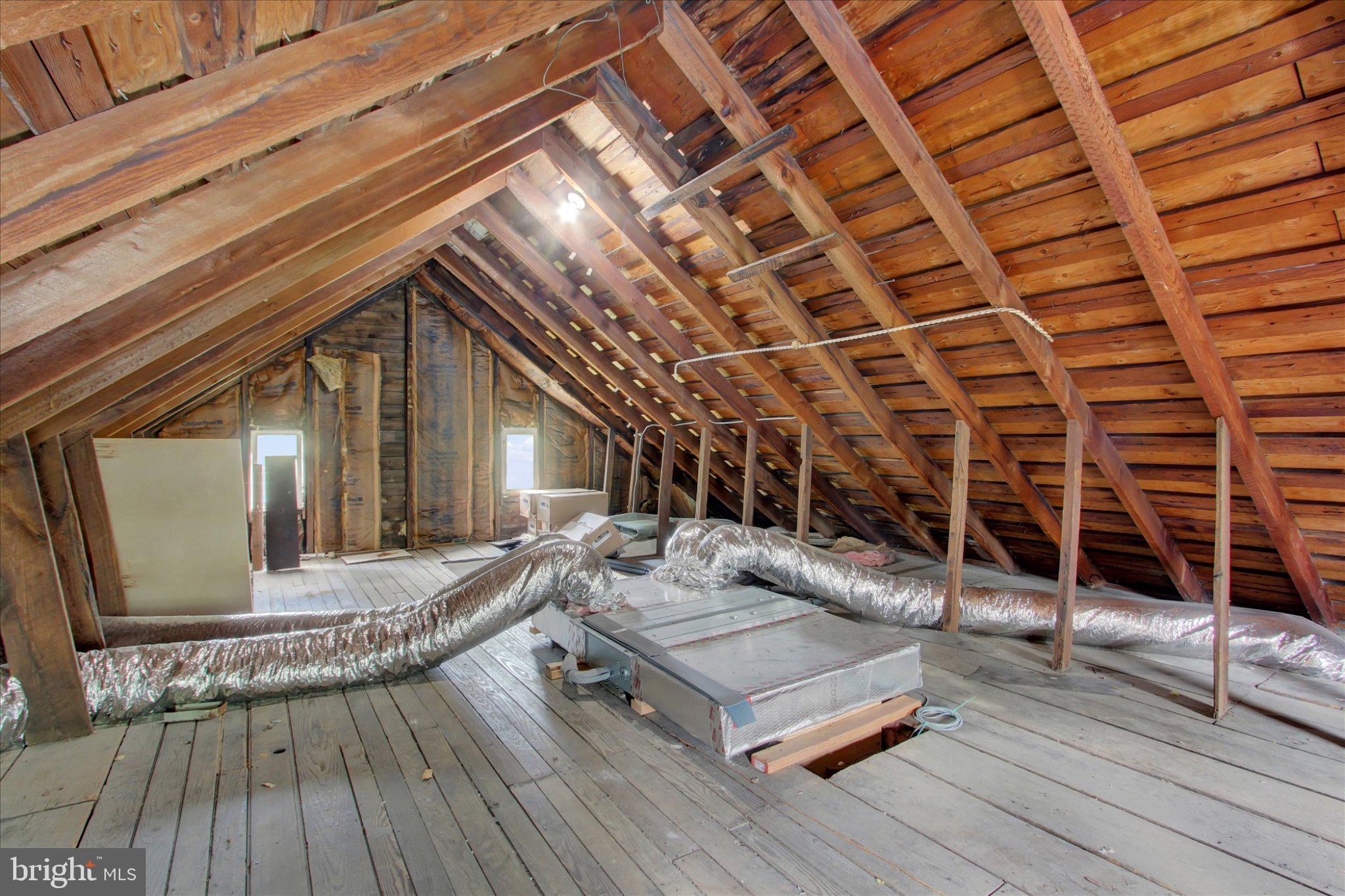 7640 Intersection Road Glen Rock, PA 17327 - Photo 20 of 38 Spacious attic with rustic charm.