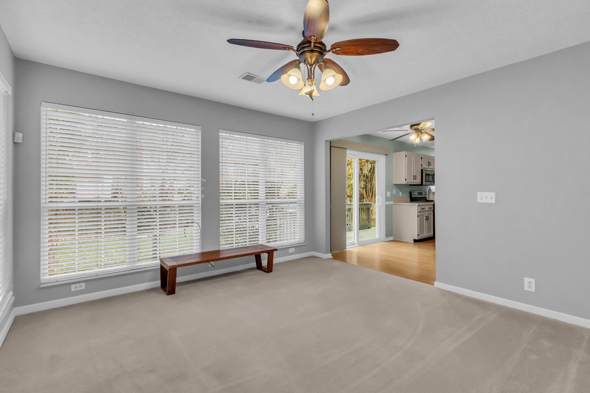 505 Hollyhock Way Franklin, TN 37064 - Photo 14 of 28 a view of a livingroom with a ceiling fan and window