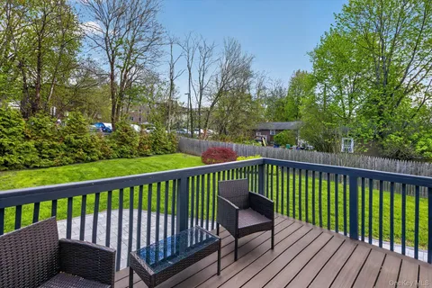 a view of deck and a patio
