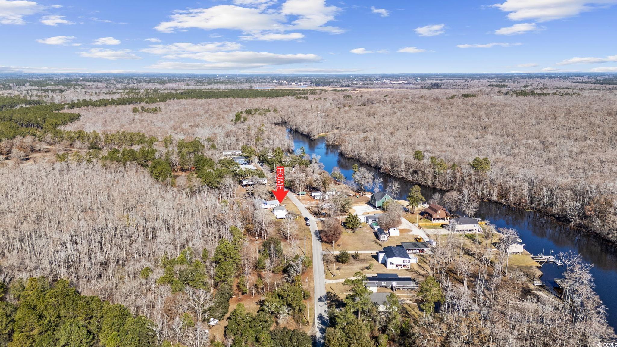 5078 Pitch Landing Road Conway, SC 29527 - Photo 29 of 31 Drone / aerial view with a water view