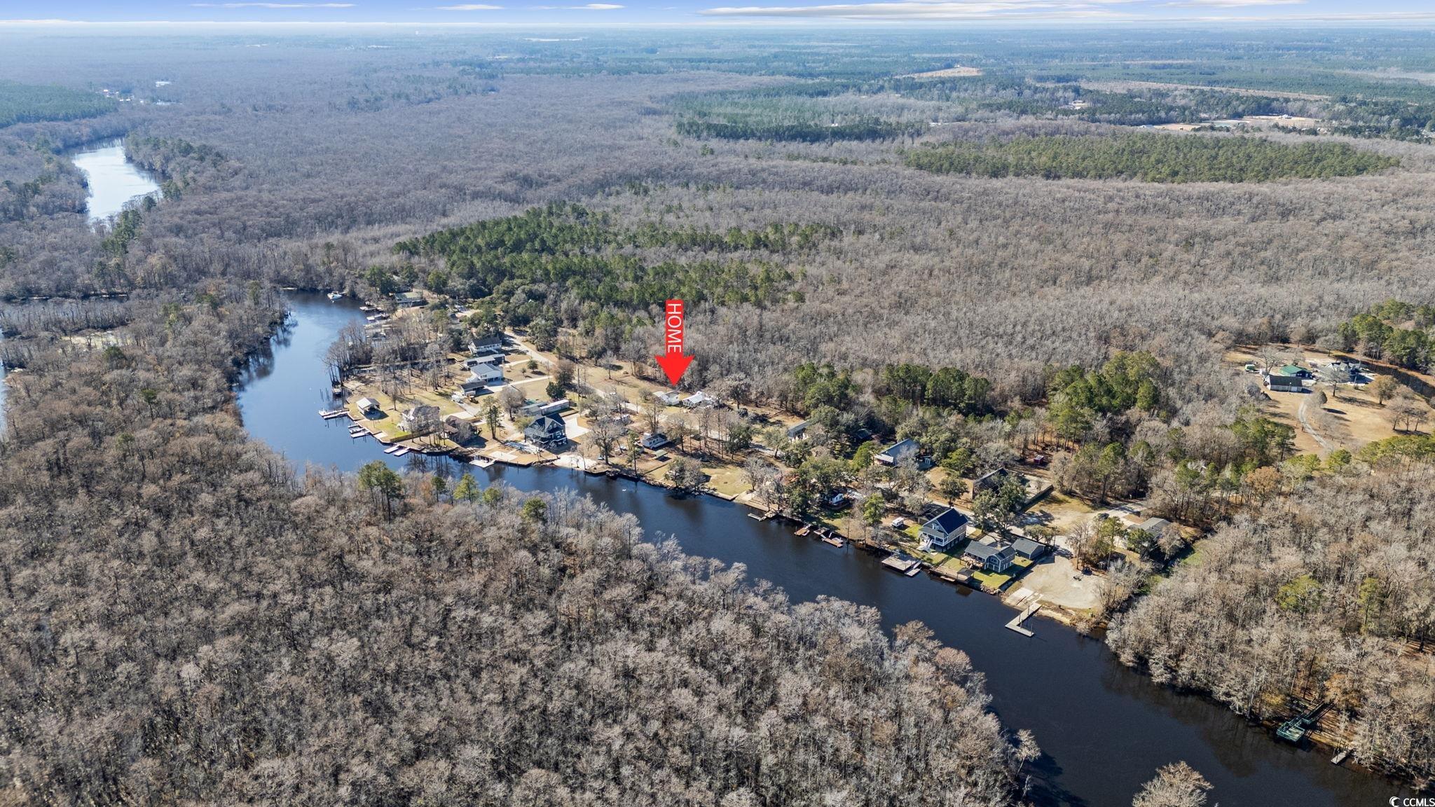 5078 Pitch Landing Road Conway, SC 29527 - Photo 30 of 31 Birds eye view of property with a water view