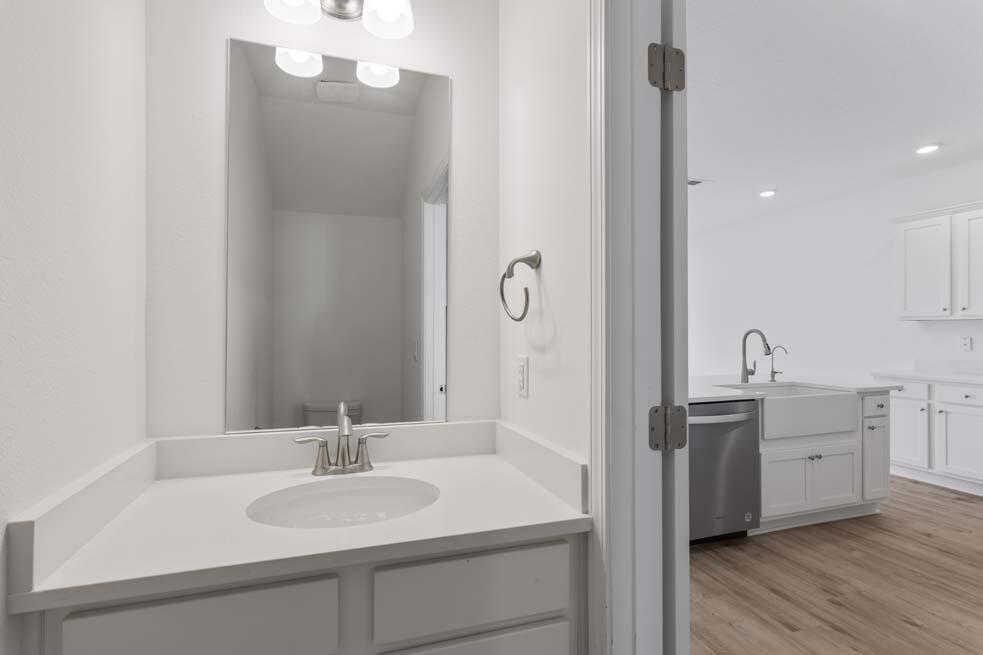 37 Phoenix Street Santa Rosa Beach, FL 32459 - Photo 9 of 26 a view of bathroom with a sink and mirror