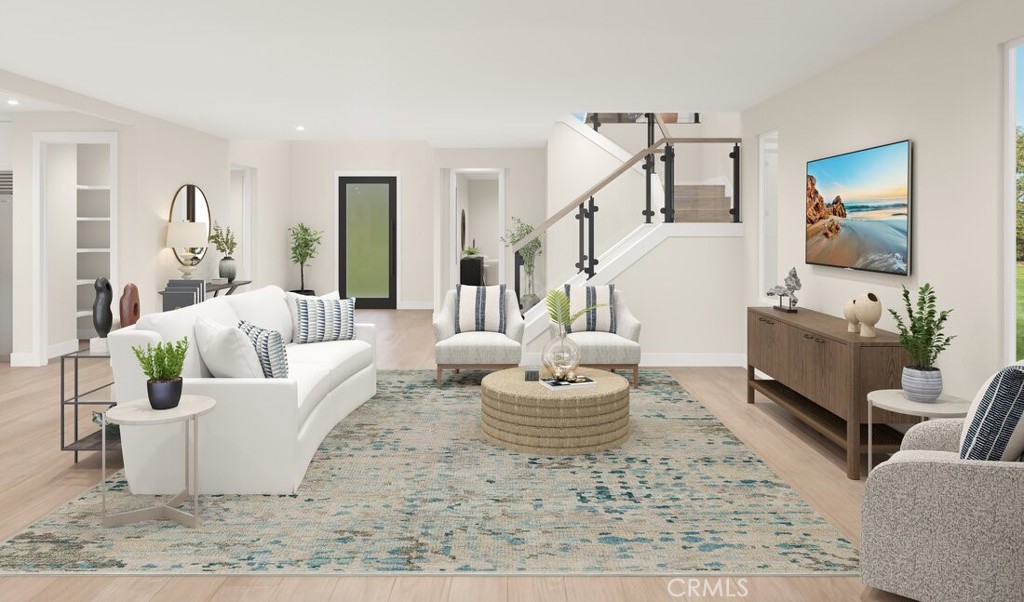 2053 West Pearl Street Encinitas, CA 92024 - Photo 2 of 14 a living room with furniture and a rug