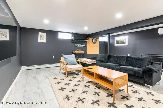 a outdoor space with furniture