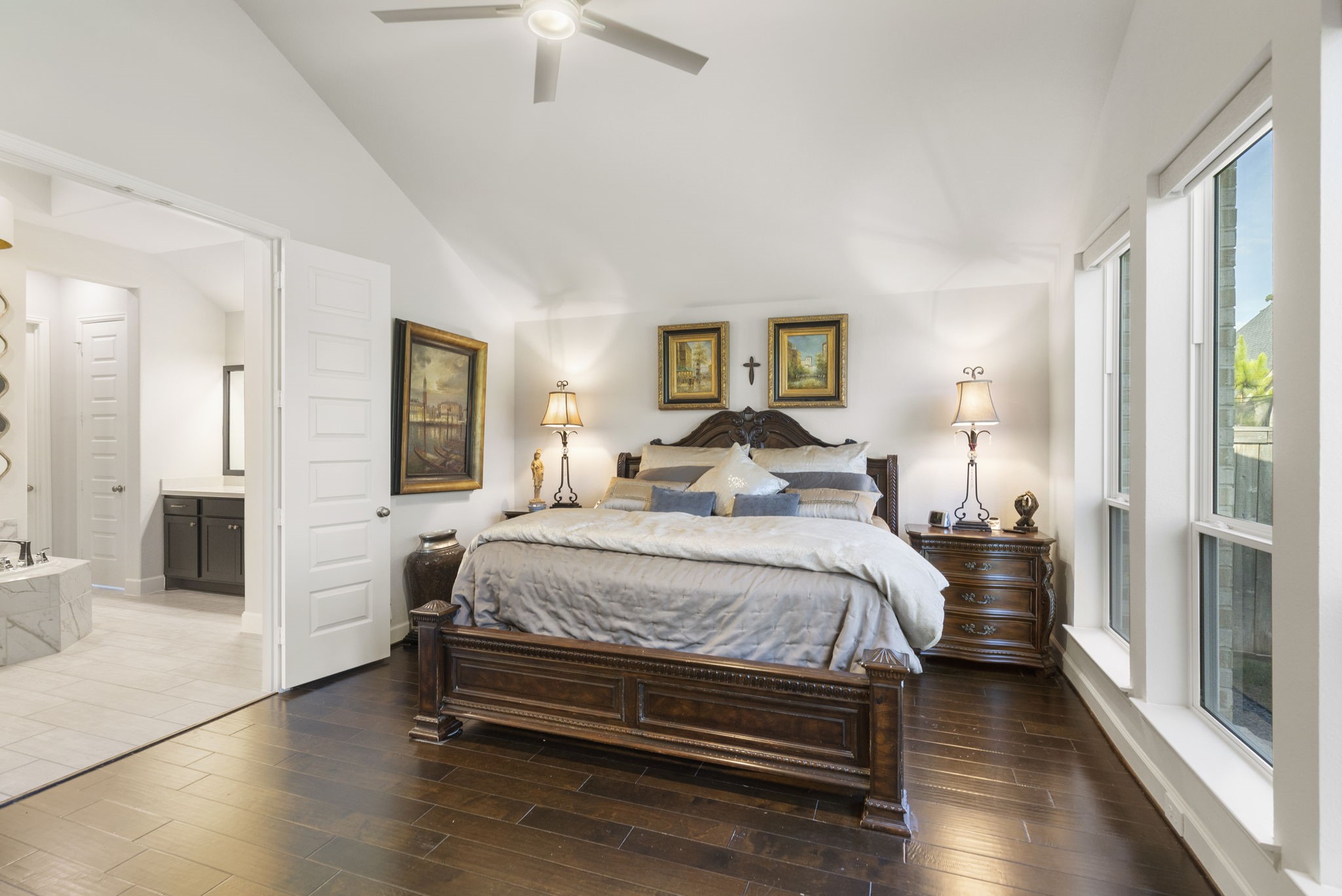 15423 Ringbill Way Magnolia, TX 77354 - Photo 27 of 50 a bedroom with a bed and a large window