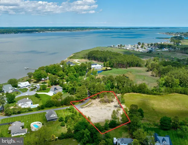 a view of a lake with a beach