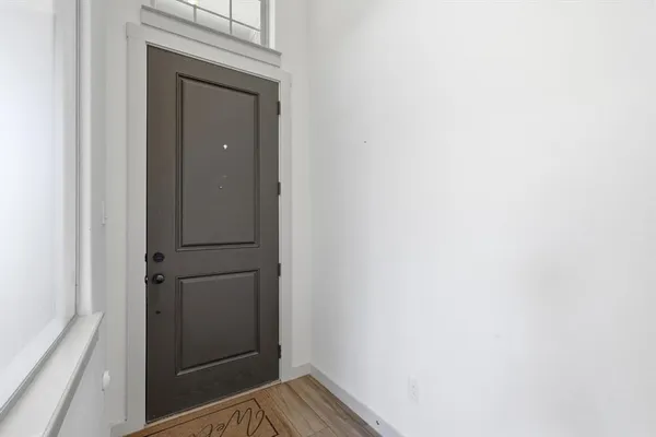 a view of front door