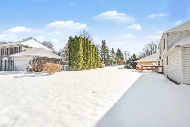 a view of road and snow