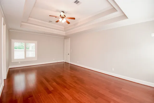 wooden floor in an empty room