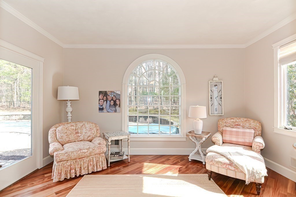 17 Elizabeth Road Hopkinton, MA 01748 - Photo 16 of 40 a living room with furniture and a large window