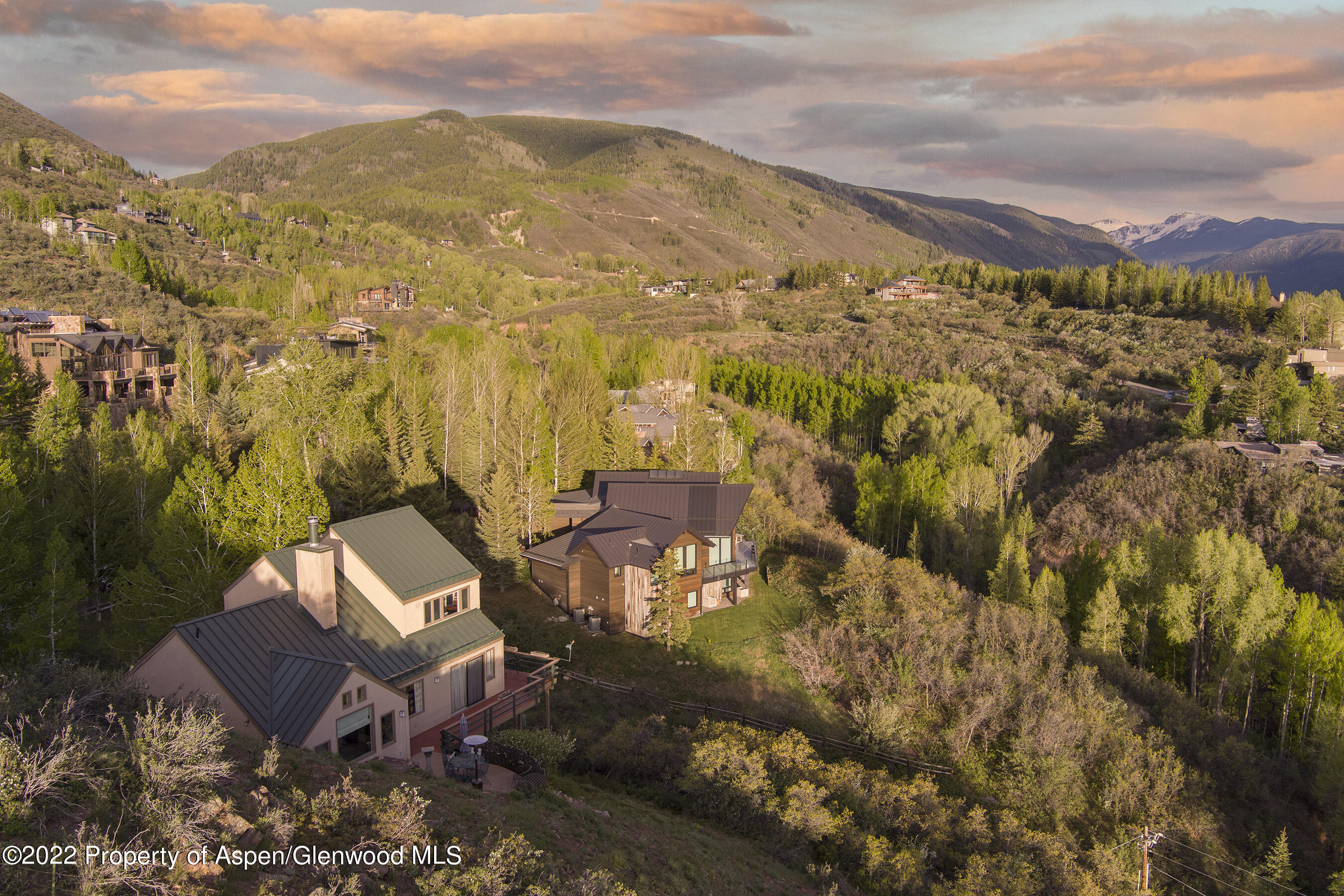 376 Draw Drive Aspen, CO 81612 - Photo 15 of 34 an aerial view of a residential houses with city view