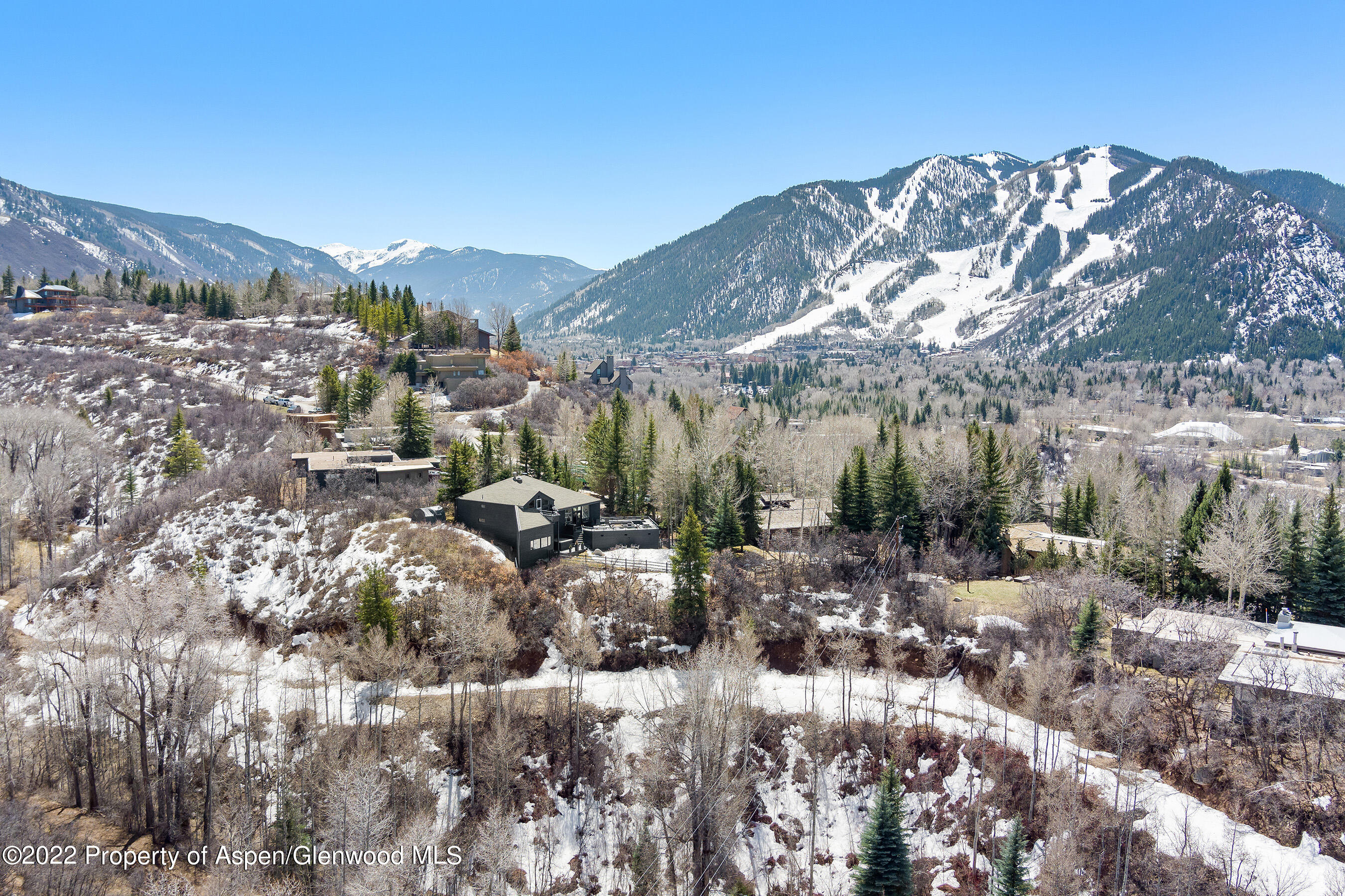 376 Draw Drive Aspen, CO 81612 - Photo 16 of 34 a view of a town with mountains in the background