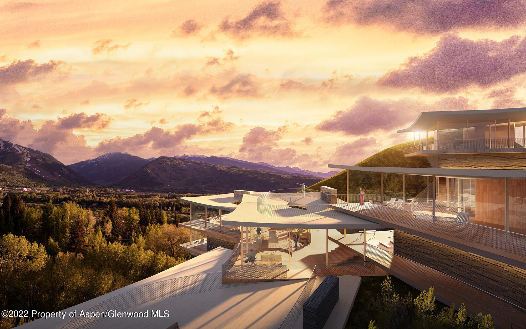 376 Draw Drive Aspen, CO 81612 - Photo 29 of 34 a view of a balcony with an ocean view