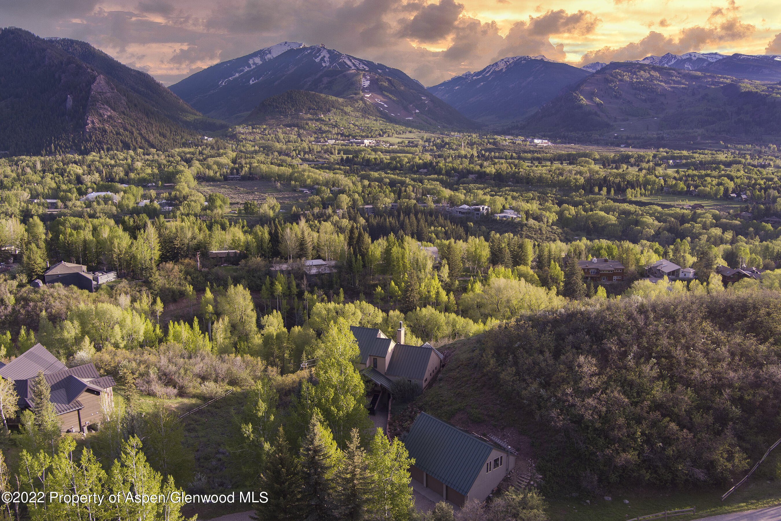 376 Draw Drive Aspen, CO 81612 - Photo 30 of 34 a view of a city with mountain