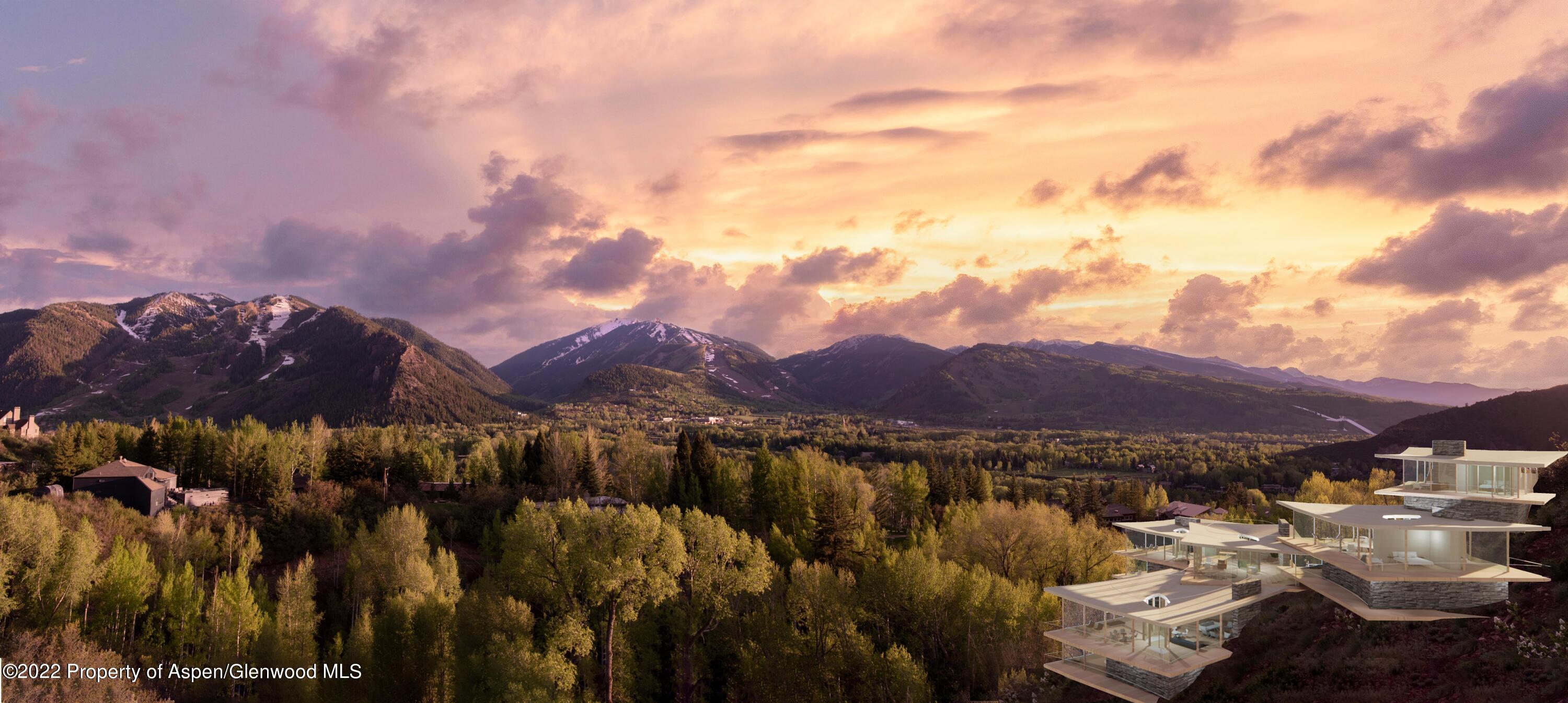 376 Draw Drive Aspen, CO 81612 - Photo 33 of 34 a view of a town with mountains in the background