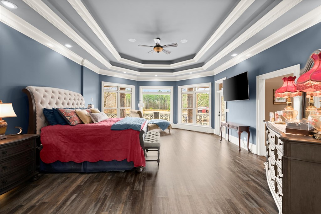 456 East Valley Road Northeast Rydal, GA 30171 - Photo 59 of 98 a living room with furniture a flat screen tv and a fireplace