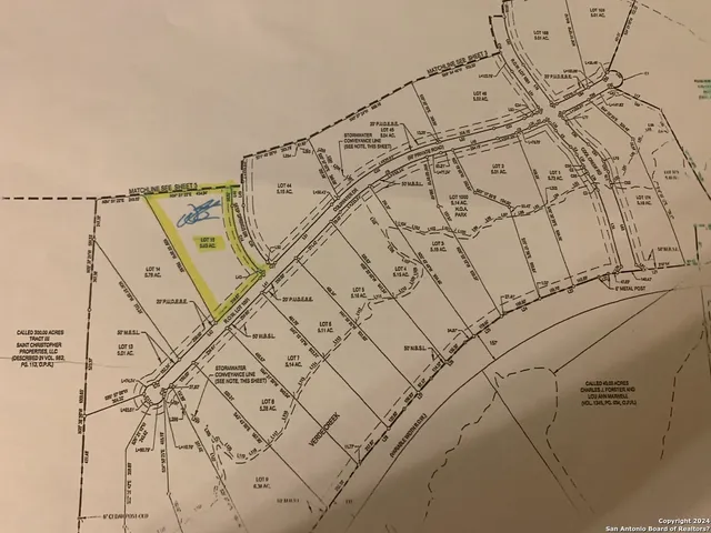 a view of a park with of trees