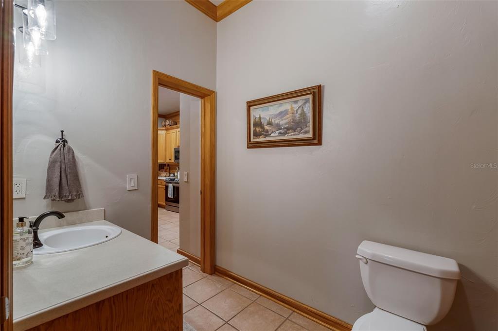 3771 184th Street Wellborn, FL 32094 - Photo 29 of 74 a bathroom with a toilet sink and mirror