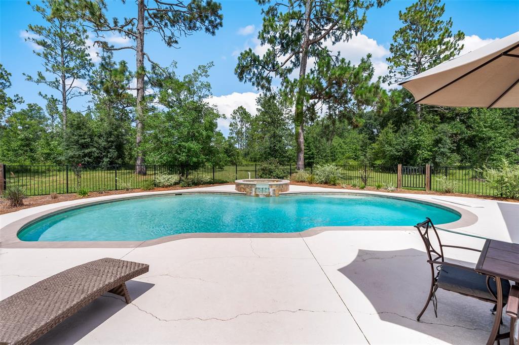 3771 184th Street Wellborn, FL 32094 - Photo 9 of 74 a view of a swimming pool with a yard and sitting area