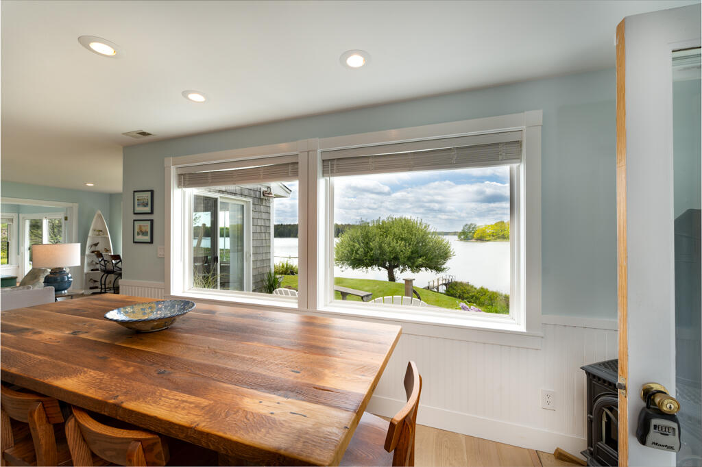 720 Wallston Road St. George, ME 04860 - Photo 8 of 69 Dining table with view to water