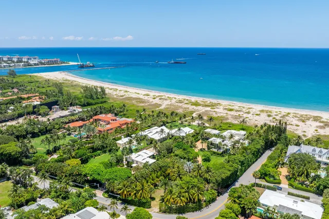 a view of a road with a yard