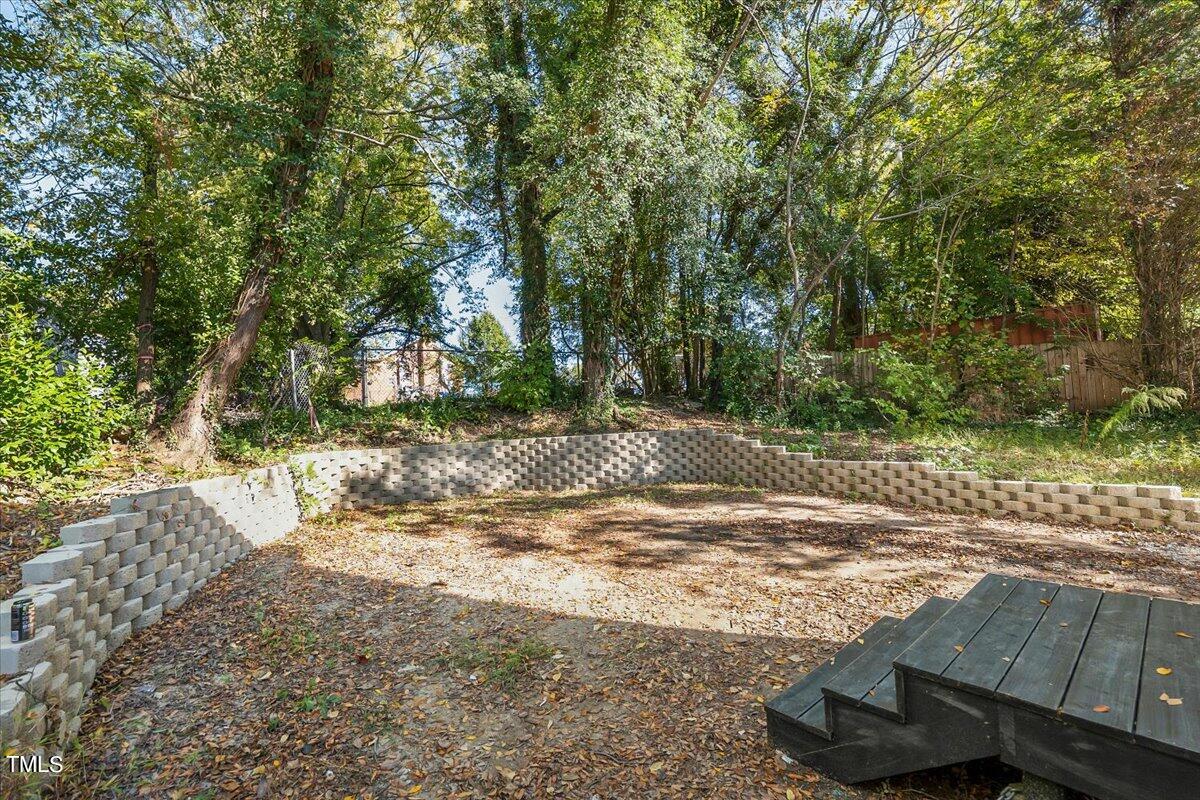 321 East Umstead Street Durham, NC 27707 - Photo 21 of 22 a view of a yard with plants and trees
