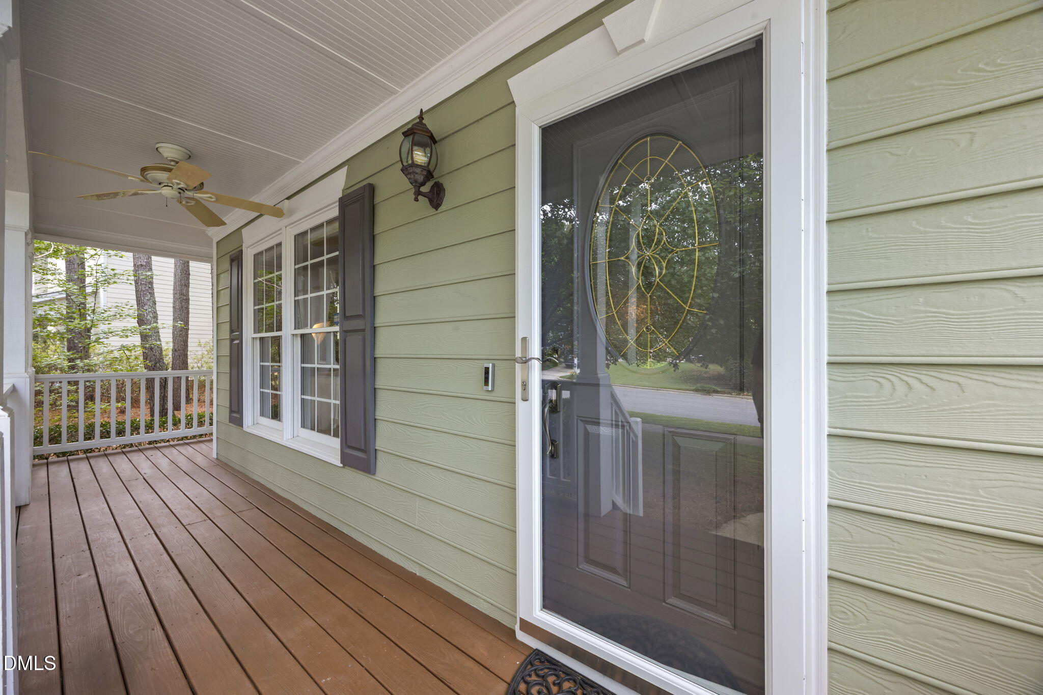 1008 Scotts Ridge Trail Apex, NC 27502 - Photo 12 of 57 a view of a balcony with wooden floor