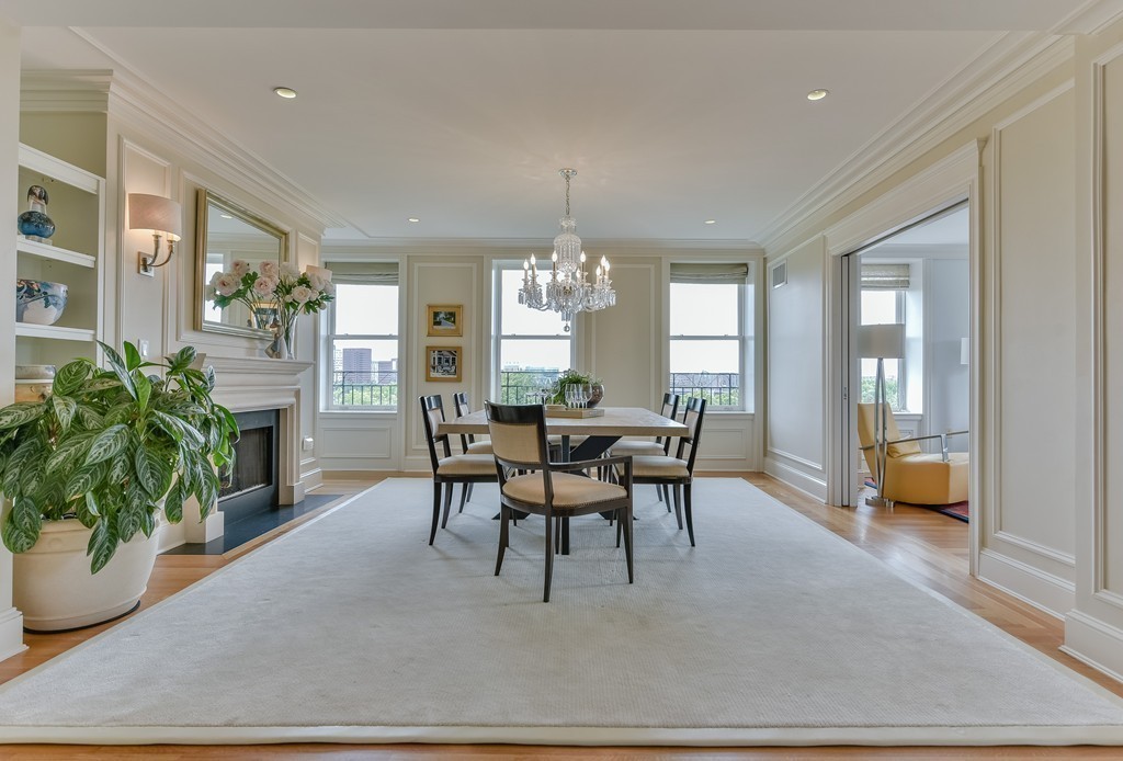 100 Beacon Street, Unit 7 Boston, MA 02116 - Photo 3 of 17 a view of a dining room with furniture and window