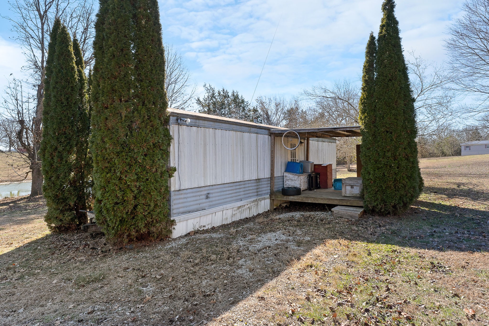 280 Bone Cave Road Rock Island, TN 38581 - Photo 15 of 27 a backyard of a house with barbeque oven