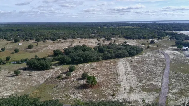 a view of a road with a mountain view