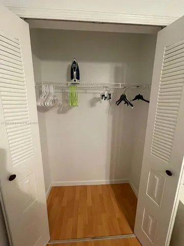 a view of walk in closet