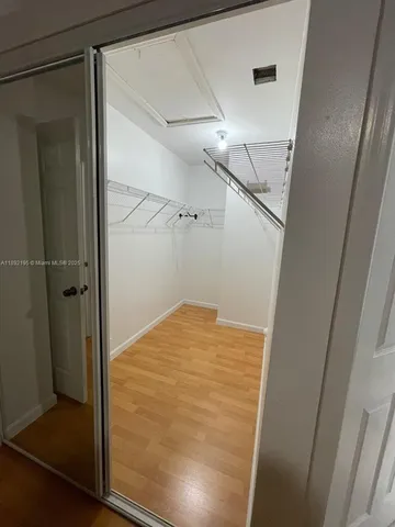 a view of empty room