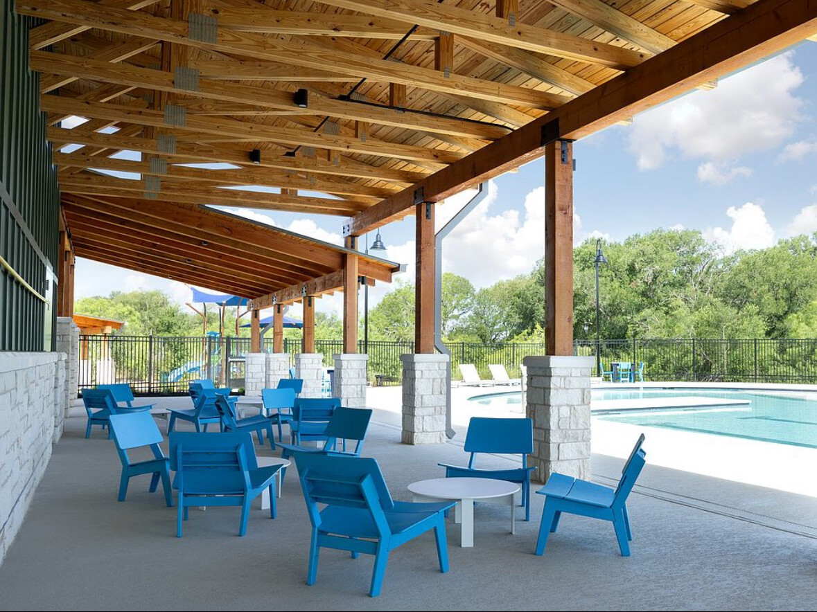 126 Short Toed Swoop Cedar Creek, TX 78612 - Photo 12 of 20 esort-style community pool with covered seating and outdoor lounge area.