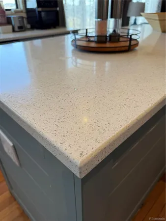 a close view of kitchen sink