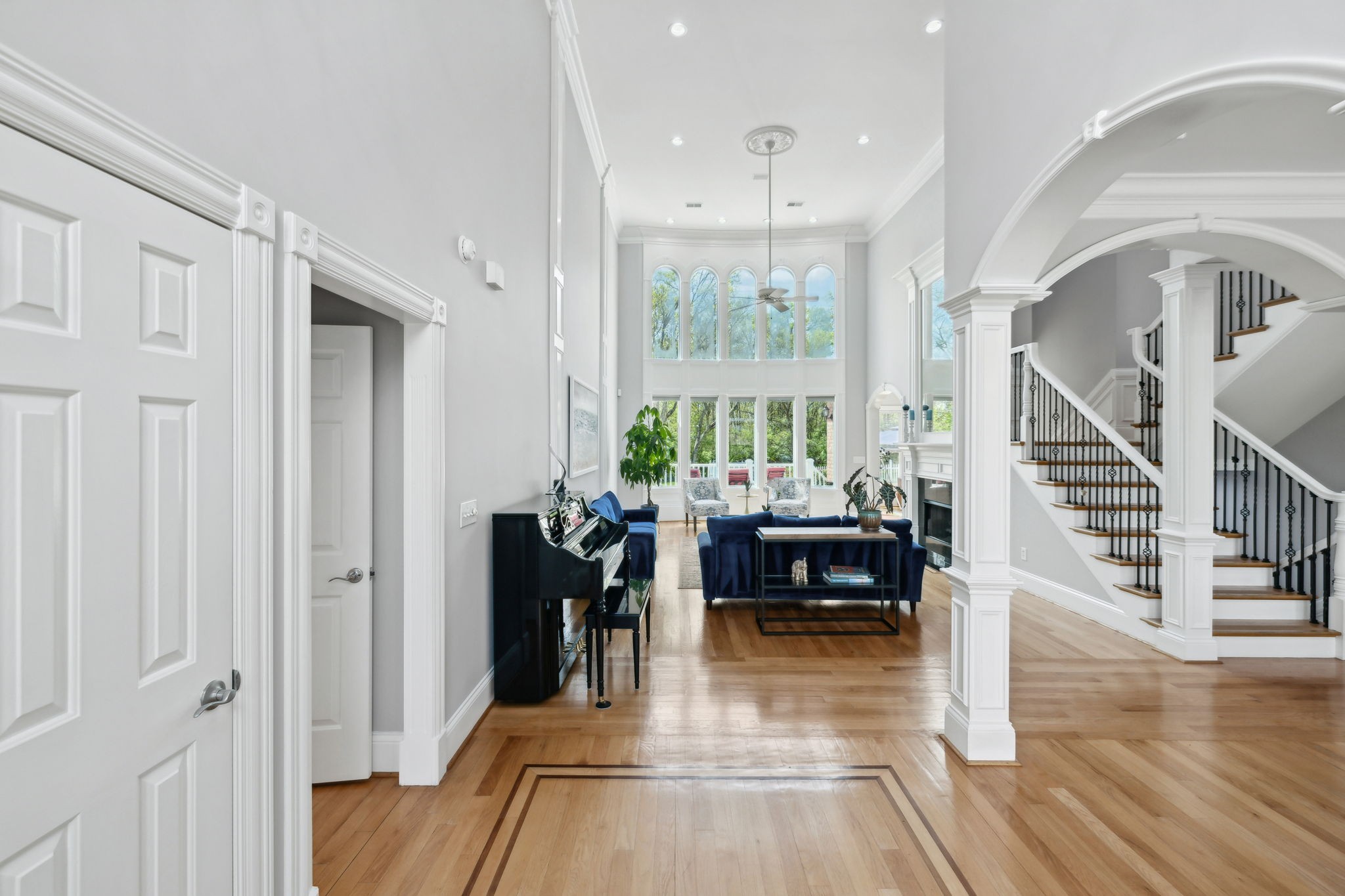 1546 Hudson Road Madison, TN 37115 - Photo 5 of 77 a living room with furniture fireplace and wooden floor
