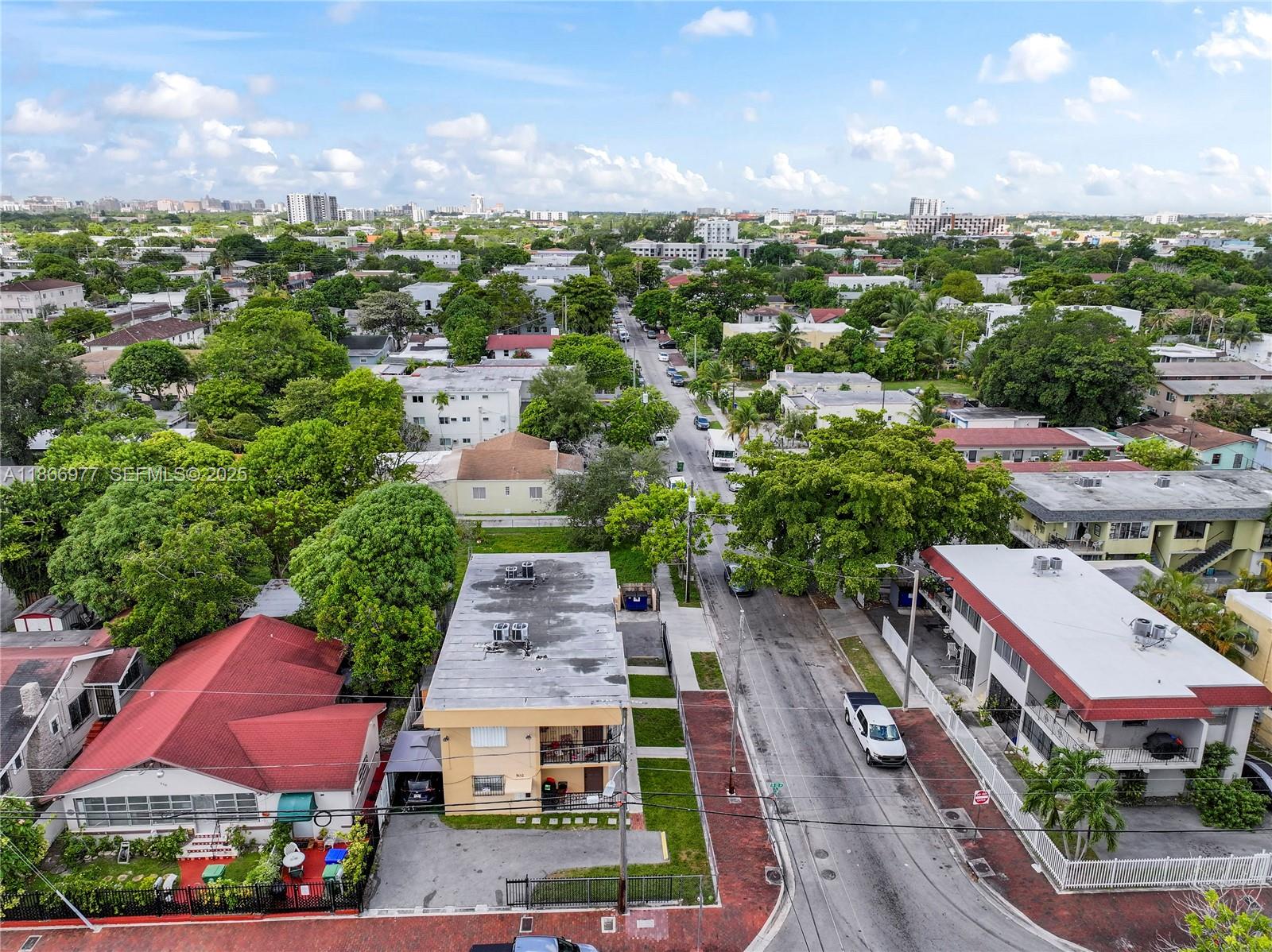 502 Southwest 13th Avenue Miami, FL 33135 - Photo 6 of 48 an aerial view of residential houses with outdoor space