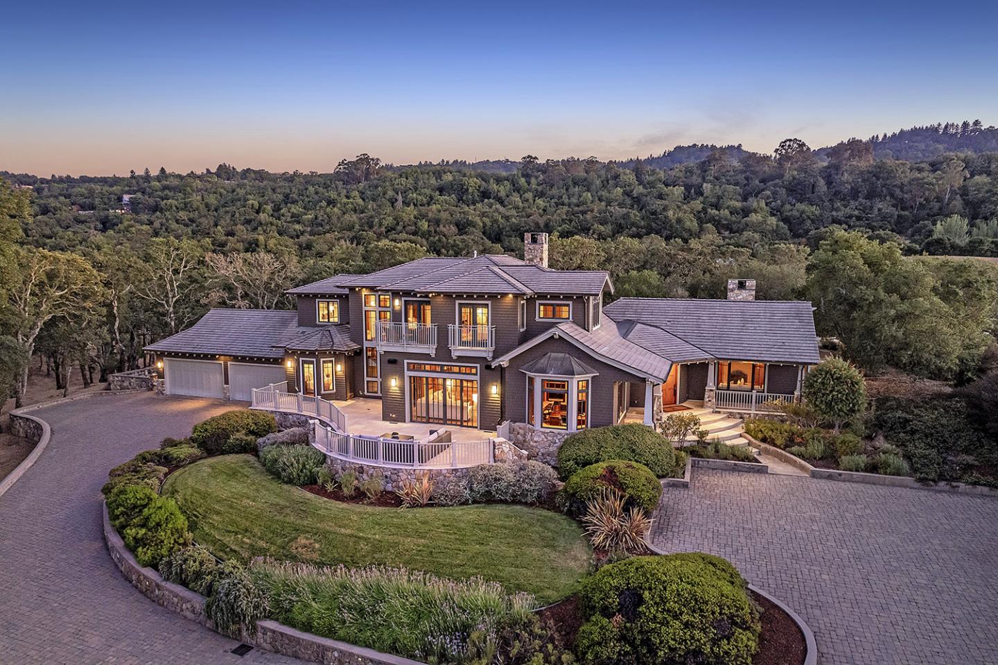 1 Redberry Ridge Portola Valley, CA 94028 - Photo 1 of 59 an aerial view of a house