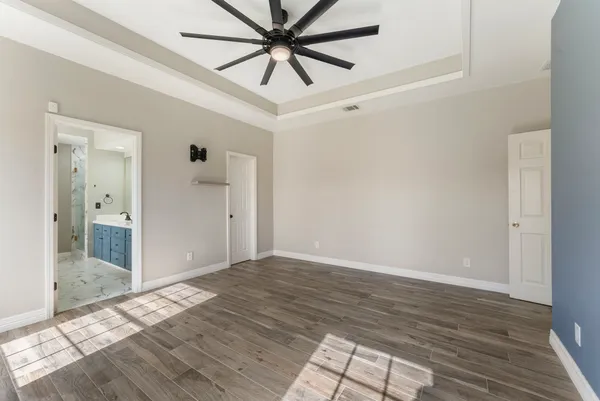 wooden floor in an empty room