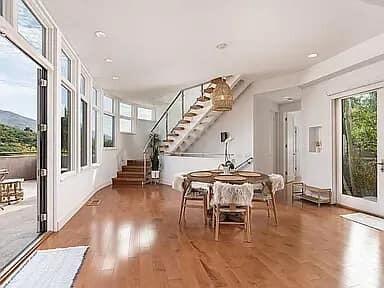 331 Sherman Road Santa Barbara, CA 93103 - Photo 17 of 18 a dining room with furniture entryway and wooden floor