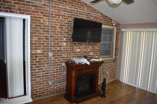 a view of wooden floor