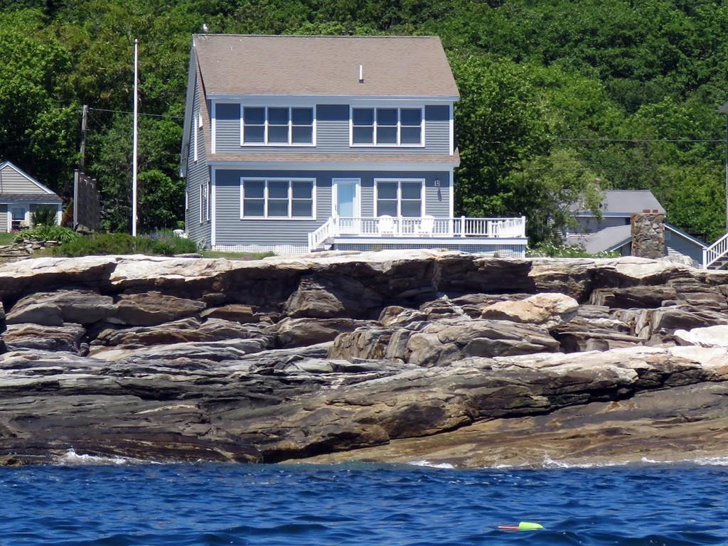 5 Salt Pond Point New Harbor, ME 04554 - Photo 1 of 27 From Muscongus Bay looking at the house