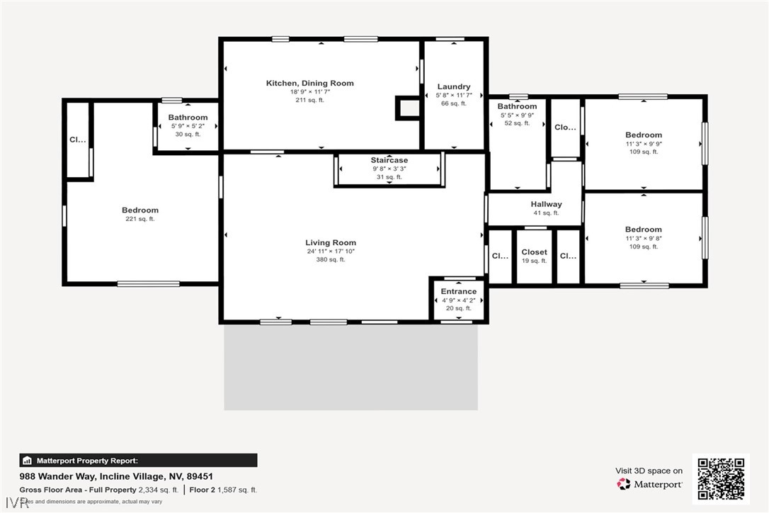 988 Wander Way Incline Village, NV 89451 - Photo 49 of 49 Main Level Floorplan