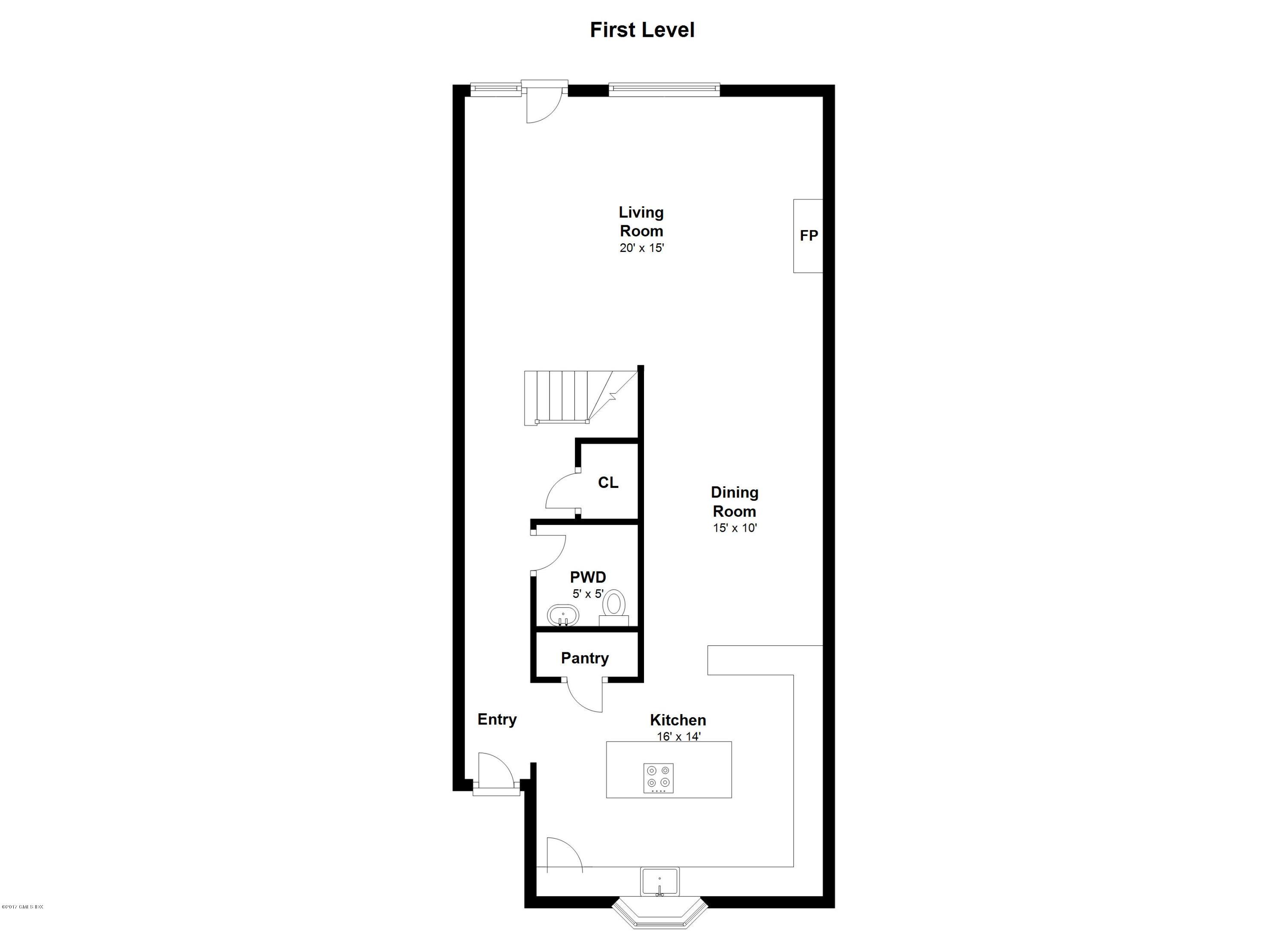 24 Decatur Street, Unit 2 Cos Cob, CT 06807 - Photo 17 of 19 a picture of a floor plan
