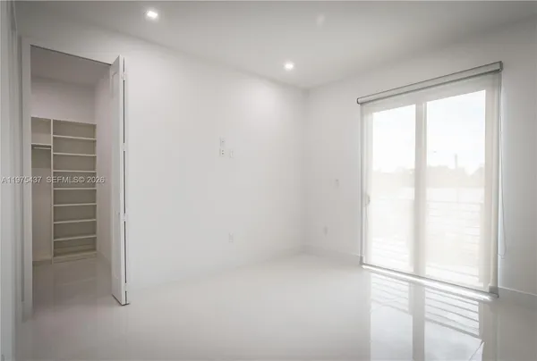 a view of empty room